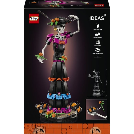 LEGO® Ideas La Catrina Figurine Building Set (21372) image 9
