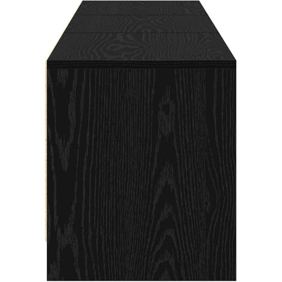 Έπιπλο Τηλεόρασης VidaXL με LED 165 x 34 x 40 cm - Μαύρη Δρυς image 5