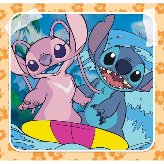 Παιδικό Παζλ Clementoni Super Color Disney Stitch (3x48 Κομμάτια) image 3