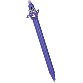 Στυλό Gel GIM Erasable Happy Life Purple Monster