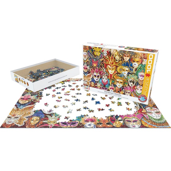 Παζλ Eurographics Venetian Masks (1000 Κομμάτια) image 1