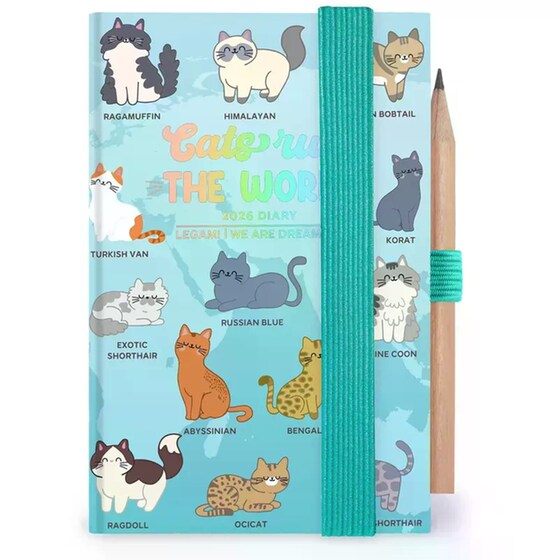 Ημερολόγιο 2-Day Legami 2026 12M Mini Kitty image 0