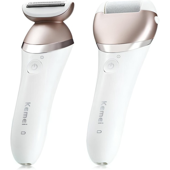 Σετ Αποτρίχωσης KEMEI KM-8001 LADY HAIR REMOVER Λευκό image 1