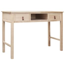 Γραφείο με Συρτάρια VidaXL από Ξύλο 110x45cm - Φυσικό