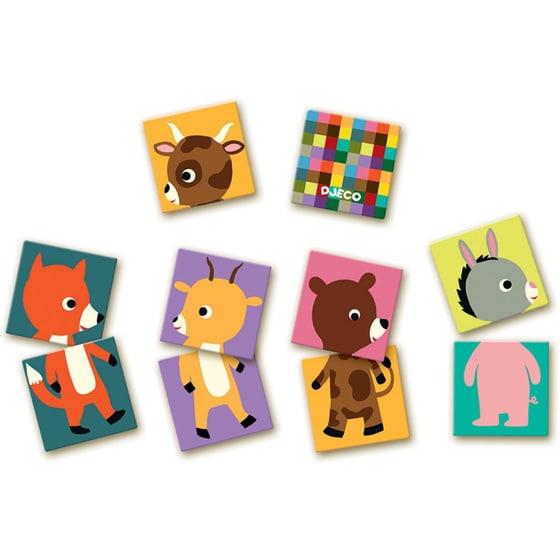 Djeco Μέμο - Παζλ 'ζωάκια' 30 Τεμ. image 1