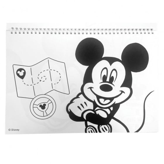 Μπλοκ Ζωγραφικής & Αυτοκόλλητα Gim 40Φ. Mickey image 3