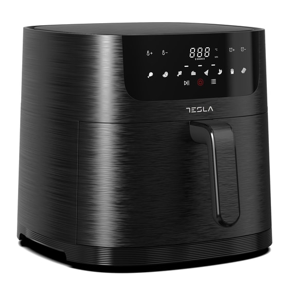 TESLA AF800B 1800 W με Αποσπώμενο Κάδο 8 L Μαύρη Φριτέζα Αέρος image 1