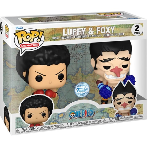 Funko Pop! Animation - One Piece - Luffy And Foxy 2-Pack image 2