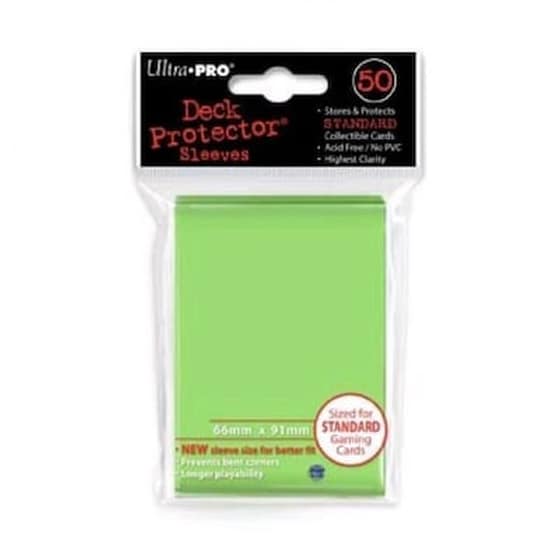 Ultra Pro Sleeves Standard Size 50  Lime Green image 0