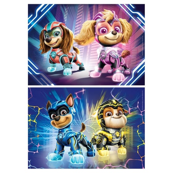 Παιδικό Παζλ Clementoni Super Color Nickelodeon Paw Patrol The Mighty Movie (2x20 Κομμάτια) image 1
