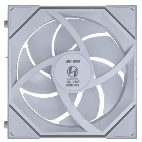 Case Fan Lian Li UNI SL-INF Wireless 120 με ARGB Φωτισμό και Σύνδεση 4-Pin PWM - Λευκό image 3