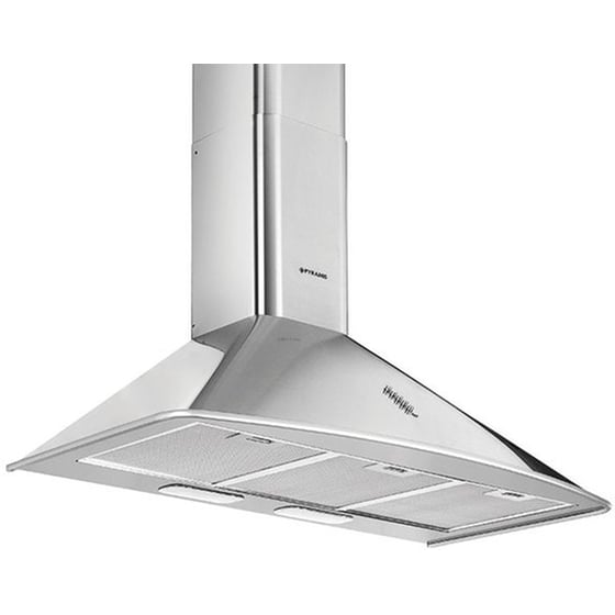 Απορροφητήρας Καμινάδα PYRAMIS ΟΒΑΛ 90 cm Inox image 0