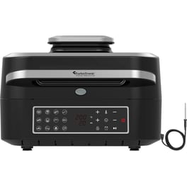 TURBOTRONIC TT-AG700 με Καπάκι 1800 W 6.5 L Μαύρο/Ασημί Φριτέζα Αέρος - Grill