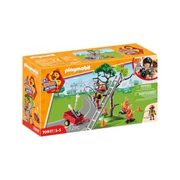 PLAYMOBIL® Duck on Call Επιχείρηση Πυροσβεστικής: Διάσωση Γάτας! (70917)