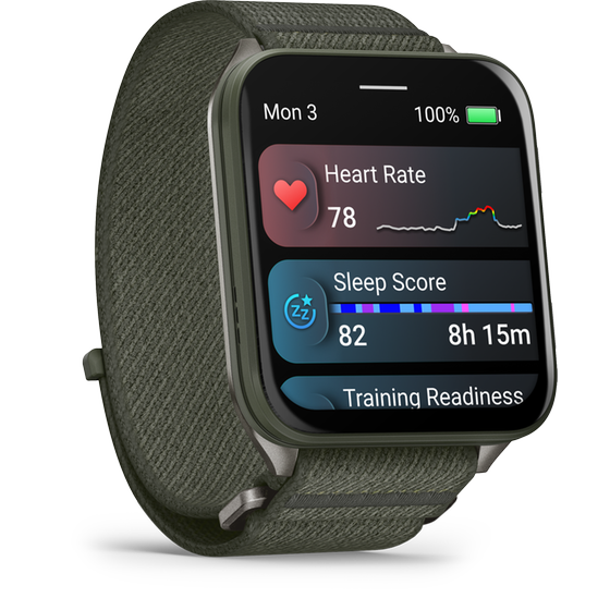 Smartwatch Garmin Venu X1 41mm - Moss with Titanium image 2