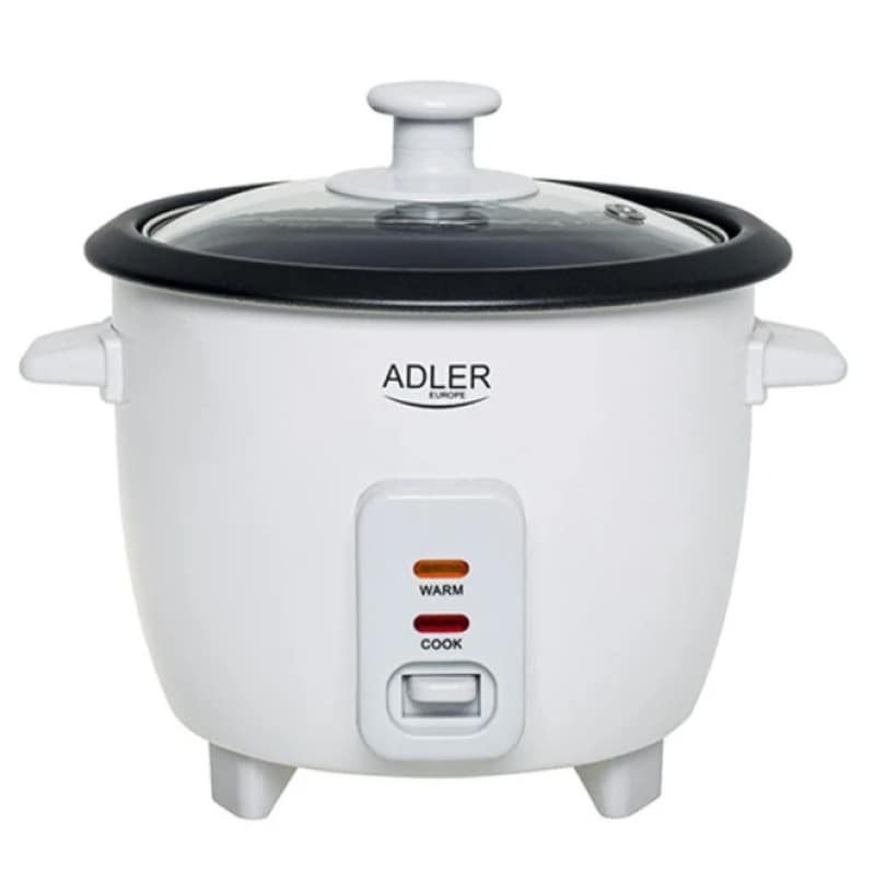 ADLER Παρασκευαστής Ρυζιού Rice Cooker 300w Με Χωρητικότητα 0.6lt Adler Ad-6418