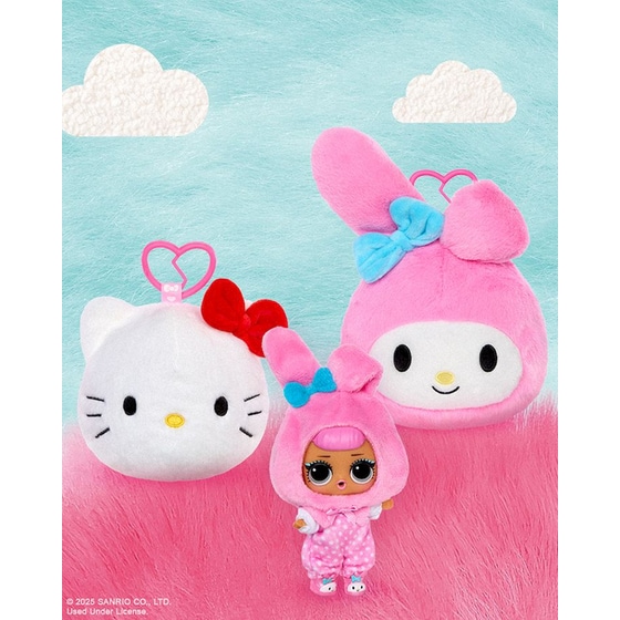 L.O.L. Surprise! MGA Entrertainment Loves Hello Kitty Λούτρινο Αναστρέψιμο Μπρελόκ Έκπληξη - Τυχαία Επιλογή image 8