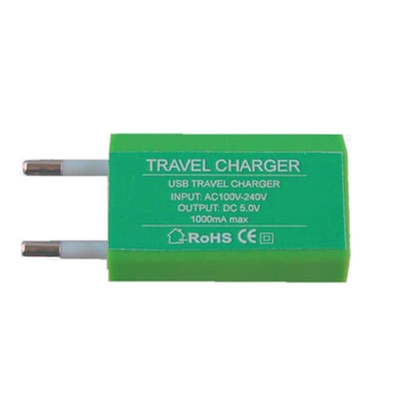 Φορτιστής Πρίζας Oem Usb Travel Charger Mini 1A - Green