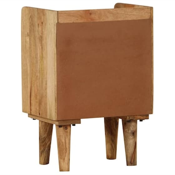 Κομοδίνο Vidaxl Από Μασίφ Ξύλο Μάνγκο 40x30x59.5 cm - Καφέ image 4