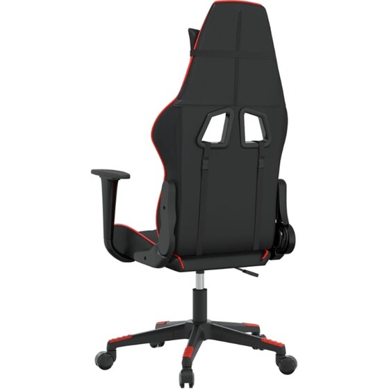Καρέκλα Gaming VIDAXL 345512 από Τεχνητό Δέρμα - Μαύρο image 3