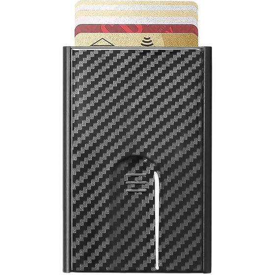 Ανδρικό Πορτοφόλι Καρτών Ogon Designs Slider Μαύρο image 0