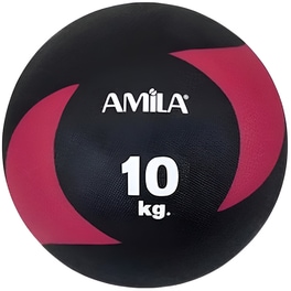 Μπάλα Wall Amila Κατάλληλη για Ενδυνάμωση 10 kg 27 cm από PVC - Μαύρο