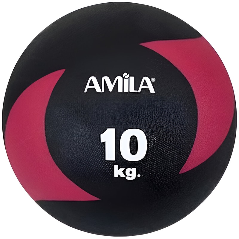 Μπάλα Wall Amila Κατάλληλη για Ενδυνάμωση 10 kg 27 cm από PVC – Μαύρο