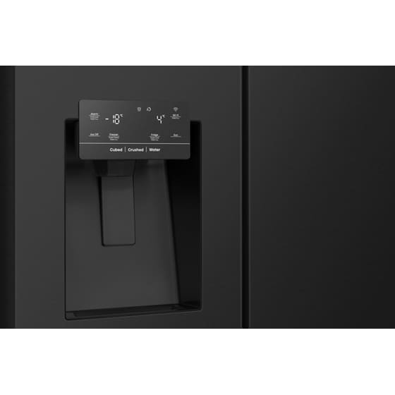 HISENSE RS818N4TFE Total No Frost 632 Lt Μαύρο Ψυγείο Ντουλάπα image 4
