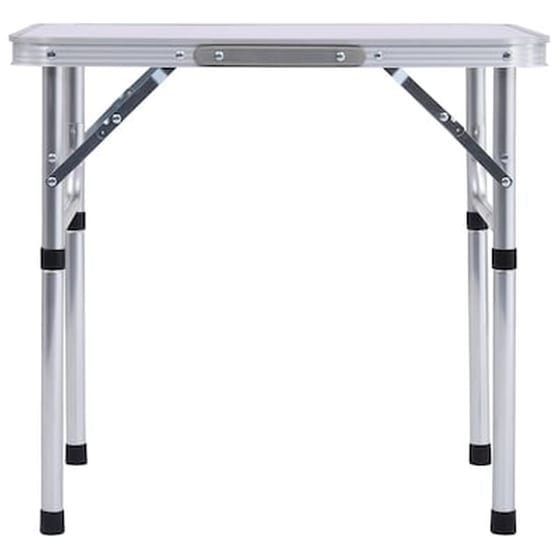 Vidaxl Τραπέζι Κάμπινγκ Πτυσσόμενο Λευκό 60 X 45 Εκ. Αλουμινίου image 3
