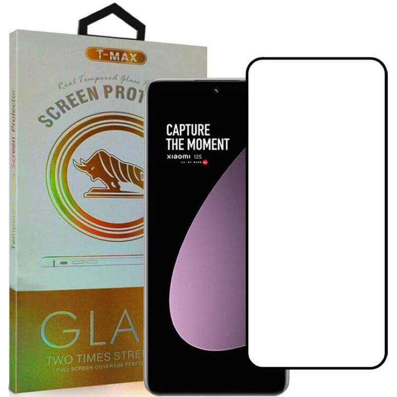 Προστατευτικό οθόνης Xiaomi Redmi Note 12S - T-Max Premium 3D Tempered Glass Full Glue Fluid Despensing 0.2mm 9H
