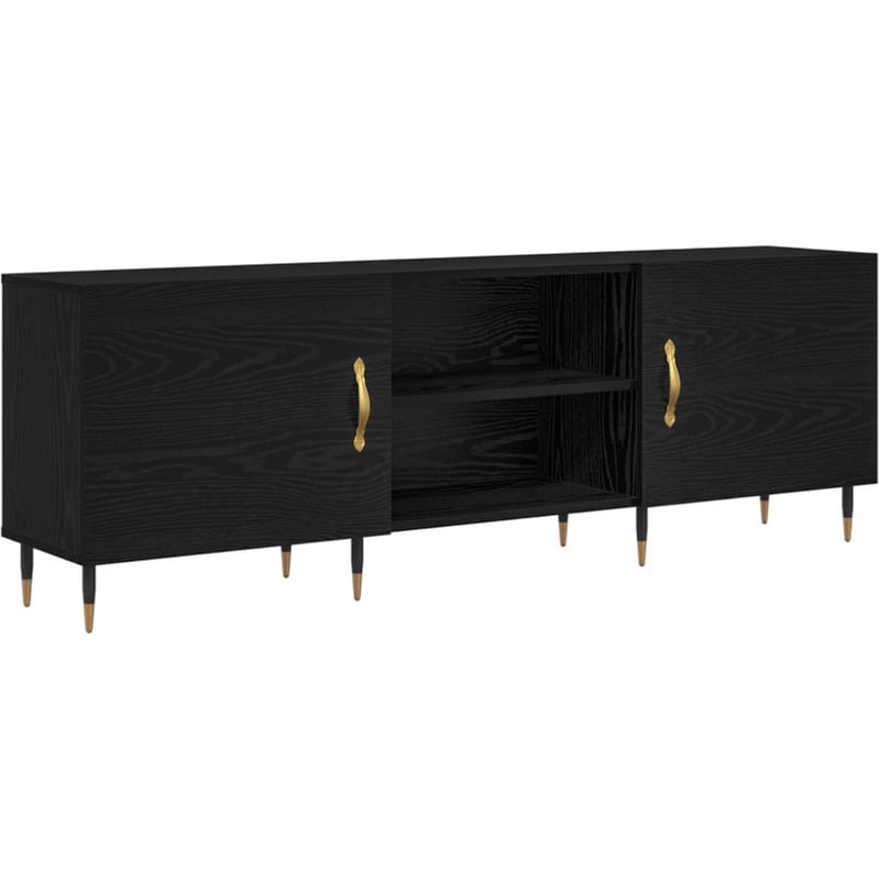 Έπιπλο Τηλεόρασης VidaXL 150 x 30 x 50 cm - Μαύρη Δρυς