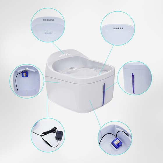 Ποτίστρα Για Σκύλο - Λευκή image 1