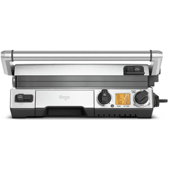 Τοστιέρα Γκριλιέρα SAGE The Smart Grill Pro BGR840BSS 2400 W Ασημί image 0