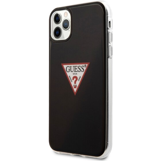 Θήκη Apple iPhone 11 Pro - Guess Triangle Logo Collection - Clear / Silver image 6