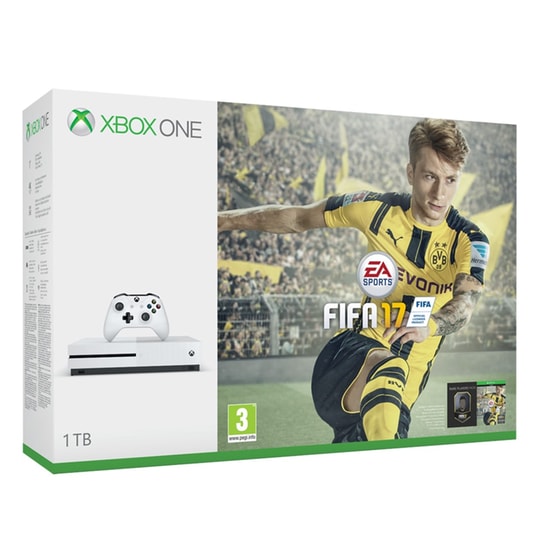 Microsoft Xbox One S White - 1TB & FIFA 17 image 0