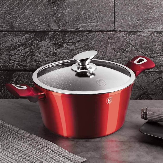 Κατσαρόλα BERLINGER HAUS BH6192 30 cm 8 L Κόκκινο image 1
