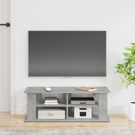 Έπιπλο Τηλεόρασης VidaXL 96 x 35 x 33,5 cm - Γκρι Σκυροδέματος image 4
