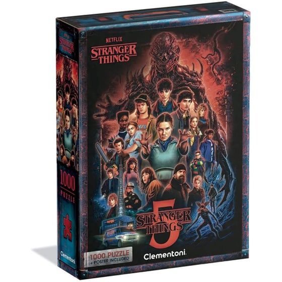 Παζλ Clementoni Stranger Things Season 5 (1000 Κομμάτια) image 0