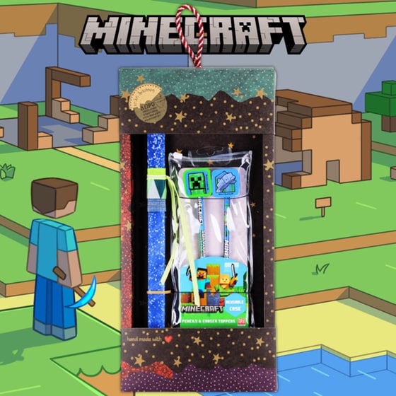 Λαμπάδα&nbsp;Synchronia&nbsp;Μολύβι&nbsp;με Γόμα&nbsp;Minecraft image 4