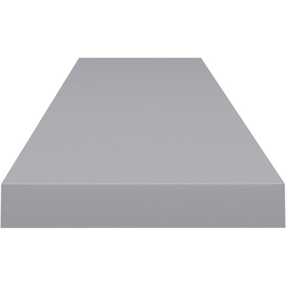 Ράφια Τοίχου VidaXL από MDF 120x23.5x3.8 cm 2 Τμχ - Γκρι image 4