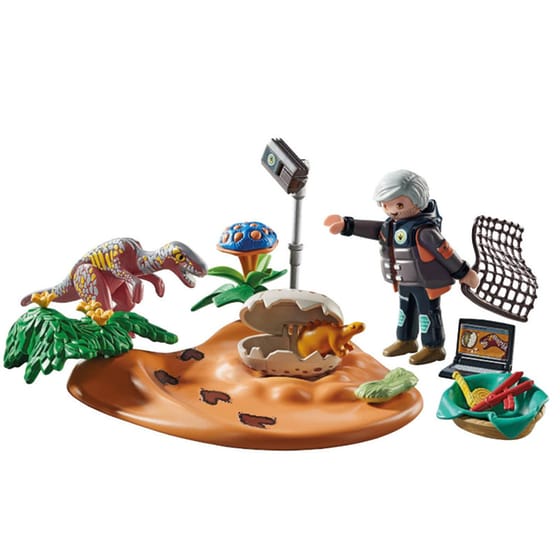 PLAYMOBIL® Dinos Φωλιά στεγόσαυρου και κλέφτης αυγών (71526) image 2