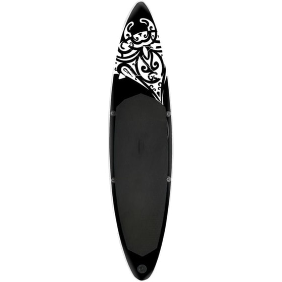 Φουσκωτή Σανίδα SUP VidaXL 305x76 cm - Μαύρη image 2