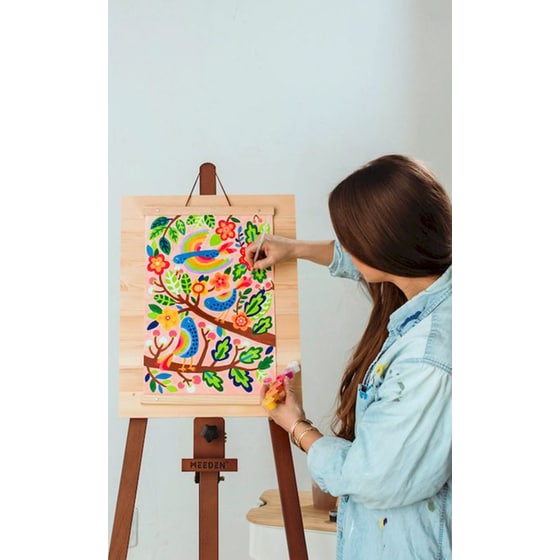 Καμβάς Ζωγραφικής με Αρίθμηση Ooly Blue Birds image 4