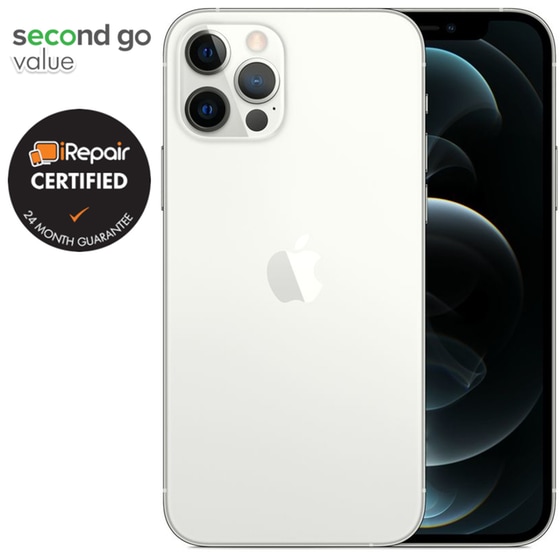 Μεταχειρισμένο Apple iPhone 12 Pro 256GB Silver second go value Certified by iRepair image 4