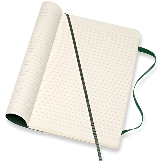 Σημειωματάριο Moleskine Ριγέ Large Πράσινο (1 Τεμάχιο) image 1