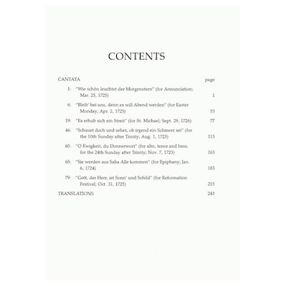 Βιβλίο Για Σύνολα Dover Publications Bach - Seven Great Sacred Cantatas [full Score] image 2