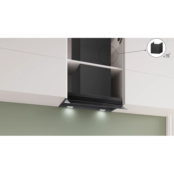 BOSCH DBB67DP60 60 cm Μαύρο Απορροφητήρας Μηχανισμός Απορρόφησης image 3