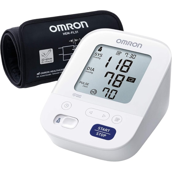 Ψηφιακό Πιεσόμετρο Καρπού Omron X3 Comfort HEM-7155-EO με Ανίχνευση Αρρυθμίας Λευκό image 0