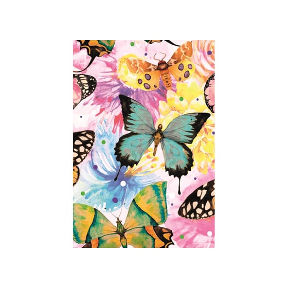 Ευχετήρια Κάρτα 12 Εποχές Πεταλούδες Glitter image 0