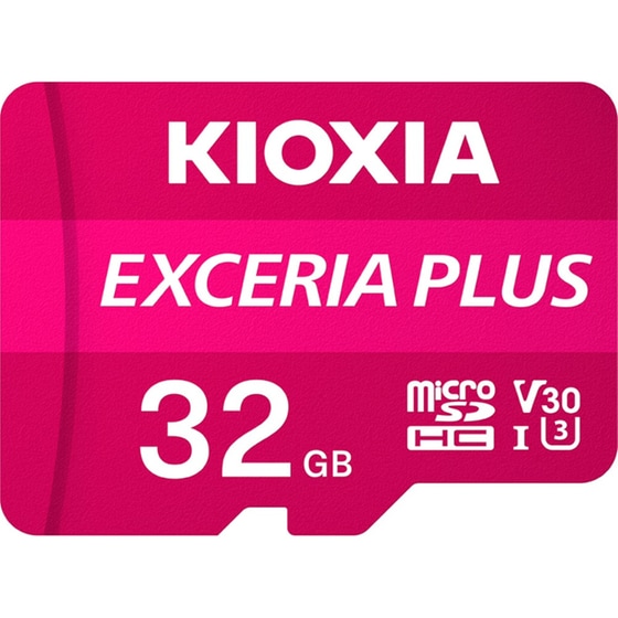 Kioxia Exceria Plus microSDHC 32GB Class 10 U3 V30 A1 UHS-I image 0